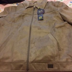 Khaki Suede Jacket